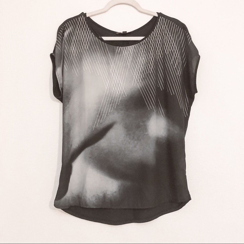 Esprit Viscose Short Sleeves Top Size Large